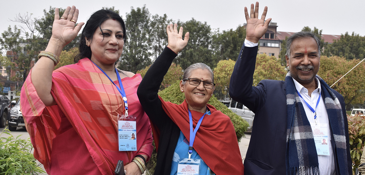 तस्बिरमा उपराष्ट्रपति निर्वाचन